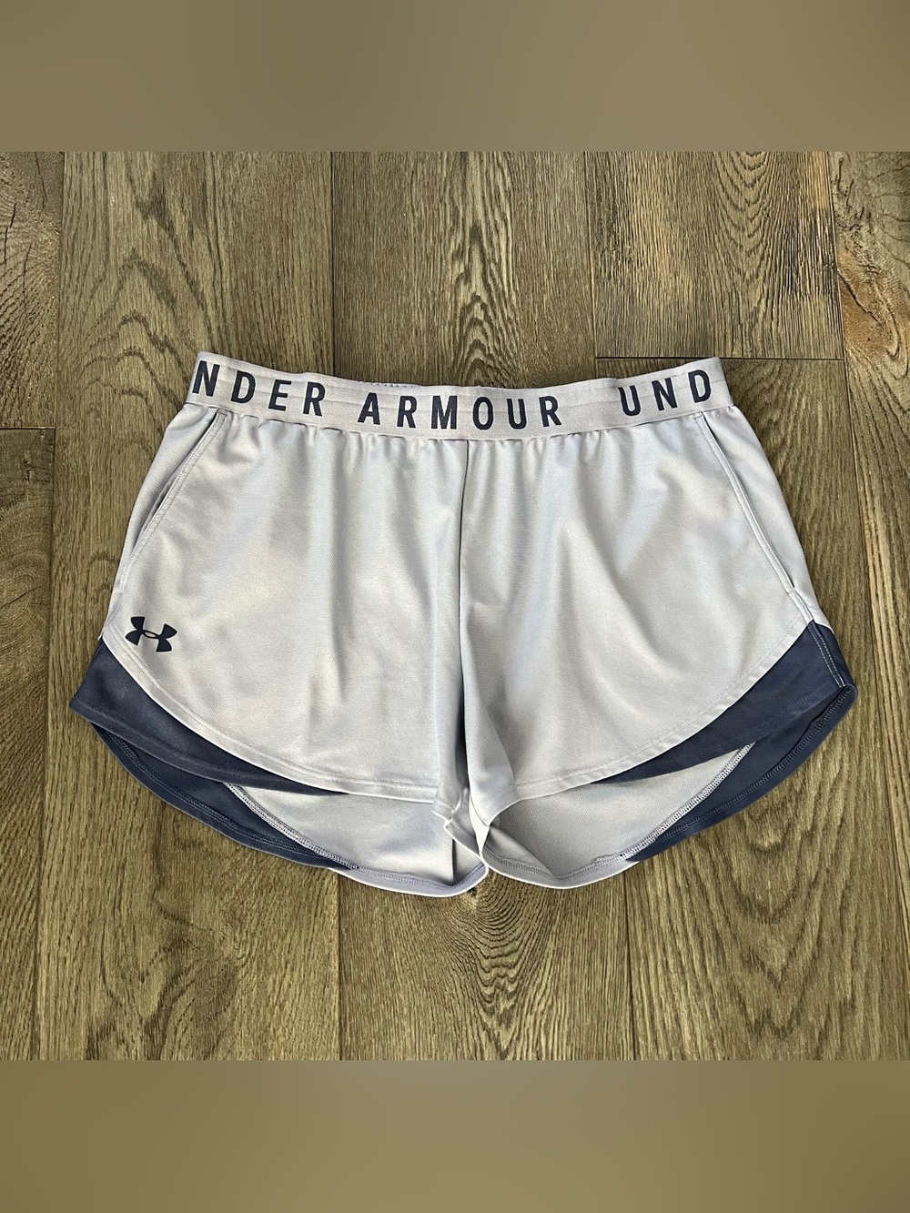 UNDER ARMOUR UA Tech™ Play Up Athletic Shorts Lavender Size L